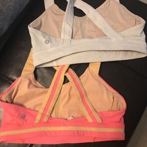 Two lululemon bras